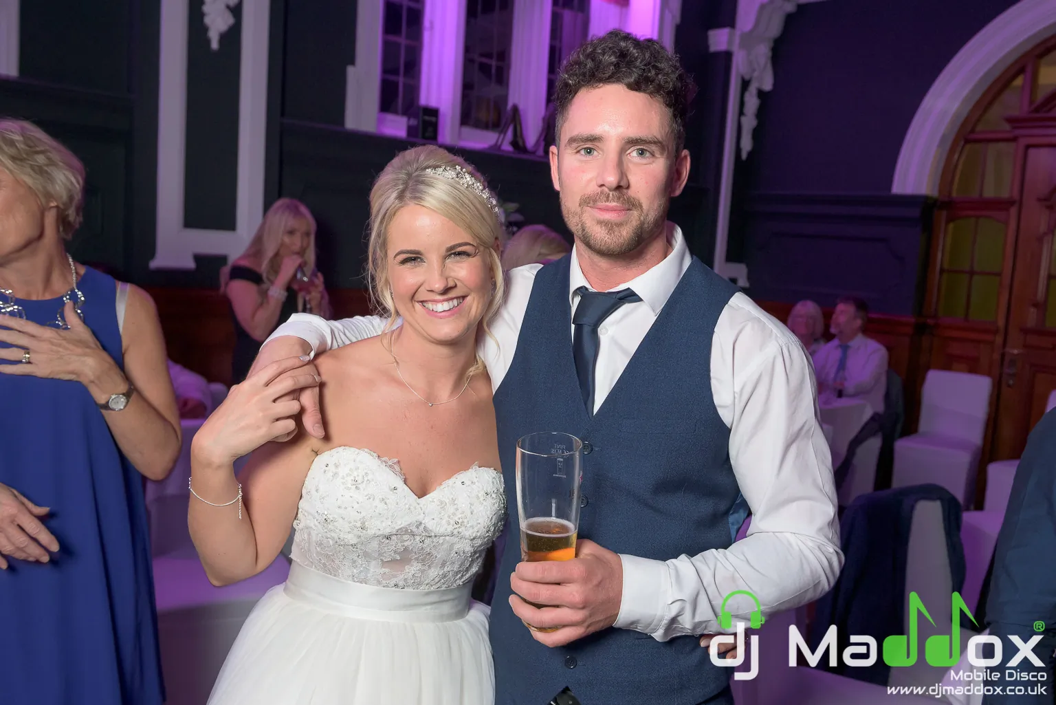 Mr & Mrs Williams Wedding DJ @ Morgans Swansea